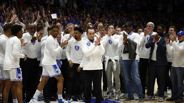 Over 90 Former Duke Players Attend Coach K's Emotional Final Home Game