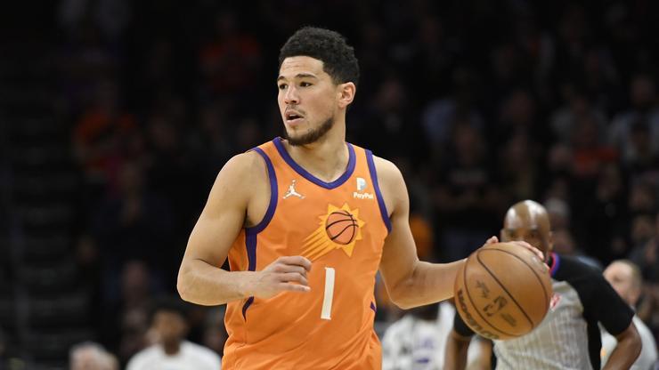 Devin Booker Calls Fan A "P*ssy" While Dribbling Up The Court: Watch