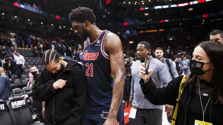 Drake Hilariously Trolls Joel Embiid After Raptors Avoid Sweep