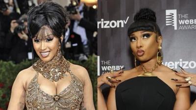 Cardi B & Megan Thee Stallion Train With The LA Chargers For Their Latest Collab: Watch