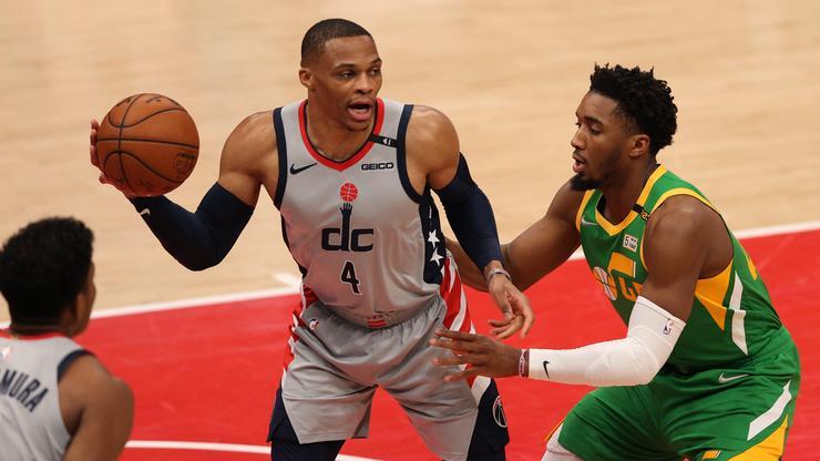 Lakers, Knicks, & Jazz Reportedly Discussed Westbrook-Mitchell Trade