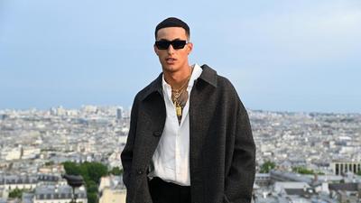 Kyle Kuzma Wears Wild Dress On The Runway At New York Fashion Week