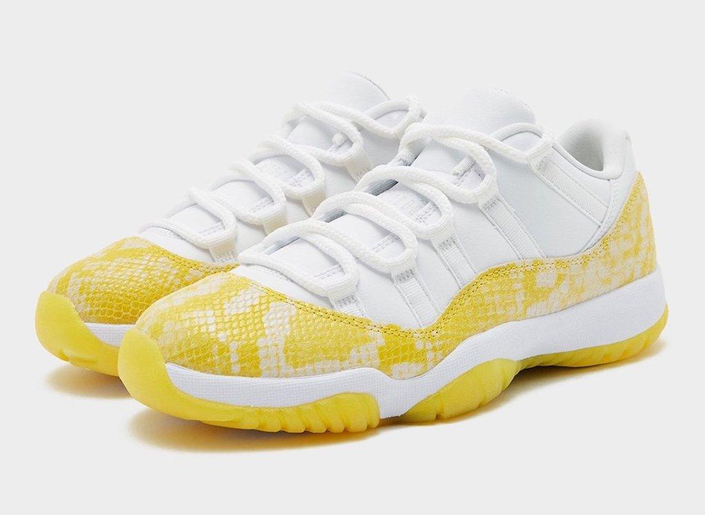 Air Jordan 11 Low “Yellow Snakeskin” Unveiled