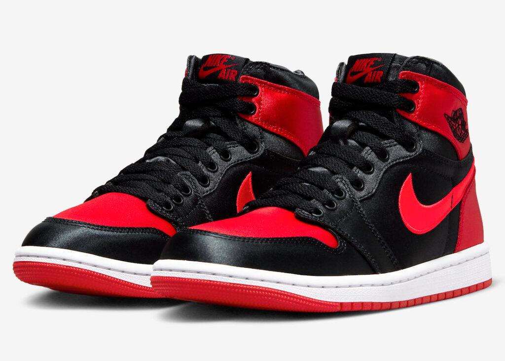 Air Jordan 1 High OG “Satin Bred” Official Photos