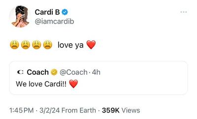 Cardi B Says Coach Bag Diss On New Single Was Inspired By Cam’ron