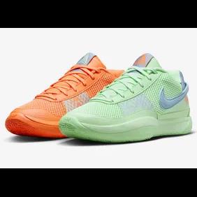 Nike Ja 1 “Bright Mandarin/Vapor Green” Official Photos Revealed