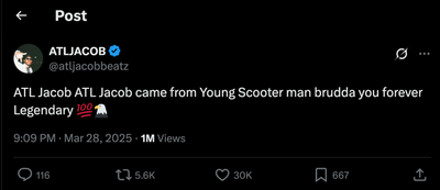 Young Scooter Dies On 39th Birthday, Hip-Hop Community Reacts