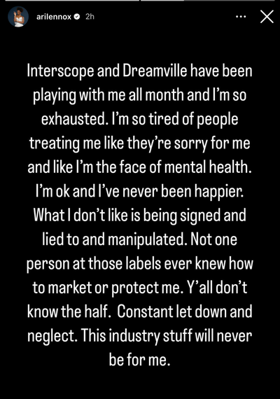 Ari Lennox Closes Chapter At Dreamville Records After 10 Years With Label