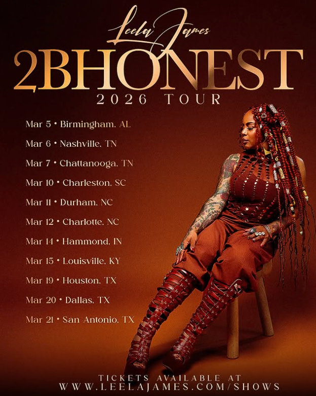 Leela James Announces ‘2BHonest 2026 Tour’ Dates