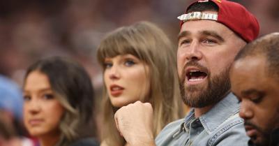 Travis Kelce Turns Heads Courtside in Nike LeBron 7 "MVP"