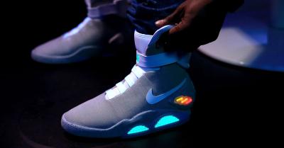 Courtside Flex: Fan Brings Two Pairs of Nike Air Mags to NBA Playoff Game