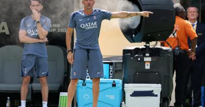 Luis Enrique Celebrates Champions League Victory in Air Jordans